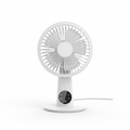 Touch screen portable desk fan front view