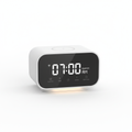 Smart alarm clock with wireless charger LED display