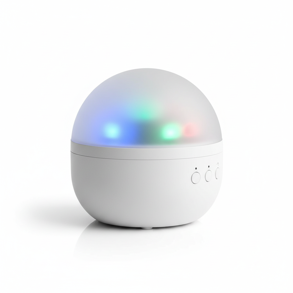 LED galaxy star projector side profile