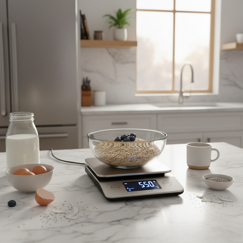 Kitchen scale lifestyle countertop