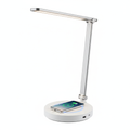 LED desk lamp with wireless charger front view
