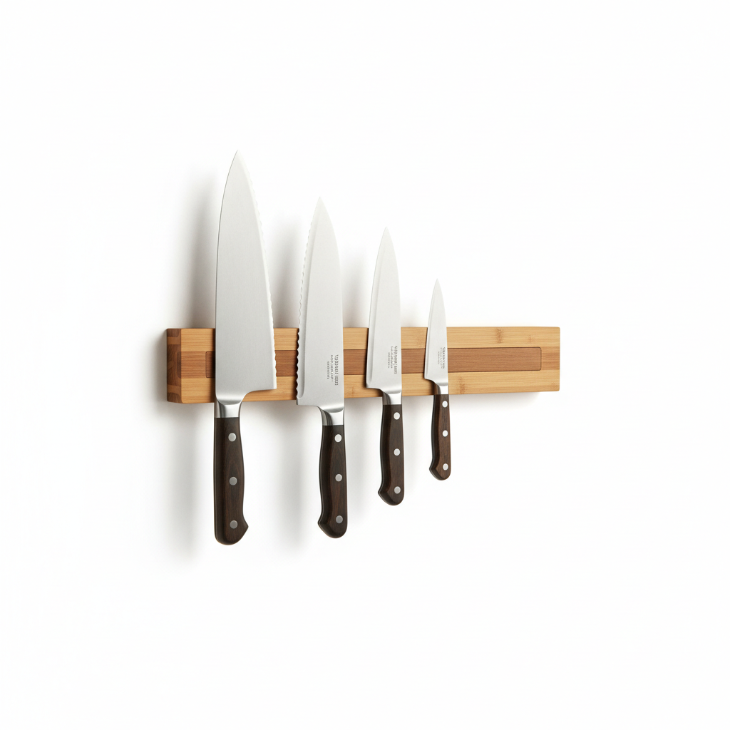 Magnetic Knife Strip front view