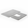 2-piece memory foam bathroom mat set